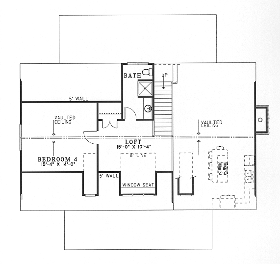 Bungalow Country Southern Level Two of Plan 62123