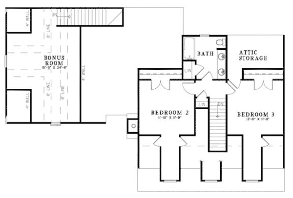 Cape Cod Level Two of Plan 62134