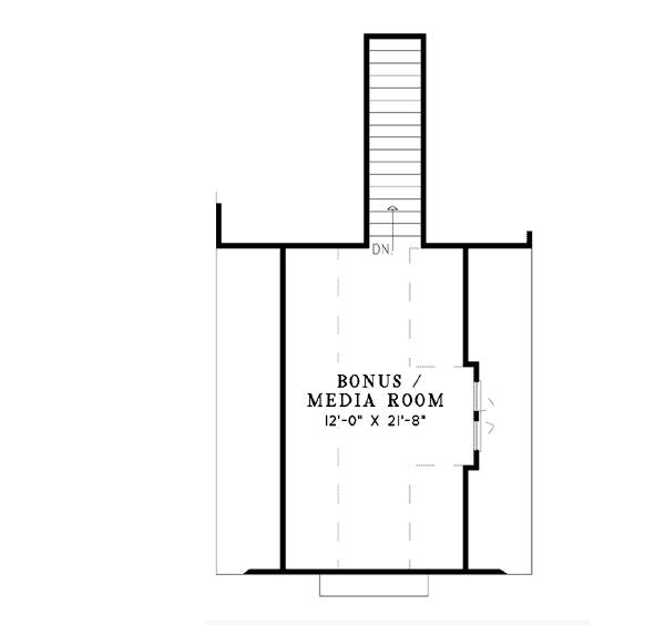 Bungalow Country Craftsman One-Story Level Two of Plan 62145