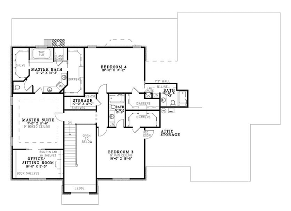 Colonial Southern Level Two of Plan 62153