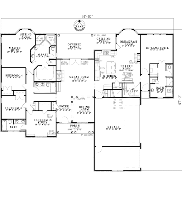 European Traditional Level One of Plan 62169