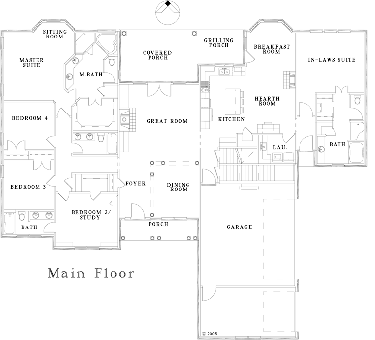 European Traditional Alternate Level One of Plan 62169