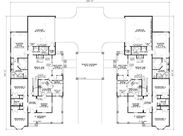 Country Southern Level One of Plan 62185