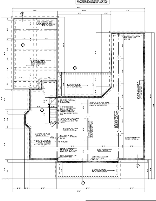 Colonial Southern Lower Level of Plan 62195