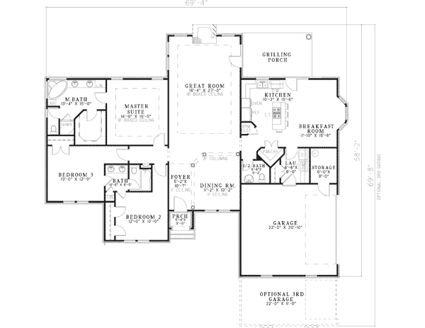 Traditional Level One of Plan 62196