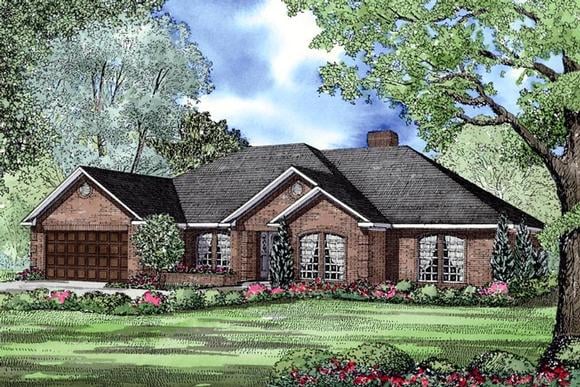 House Plan 62199 Elevation