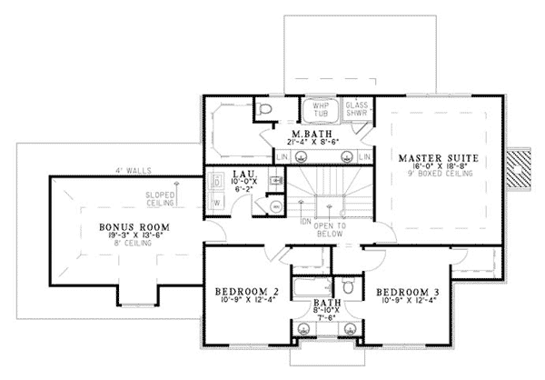 Colonial Traditional Level Two of Plan 62200