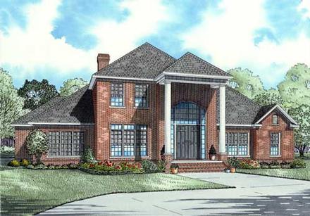 Bungalow Country European One-Story Elevation of Plan 62202