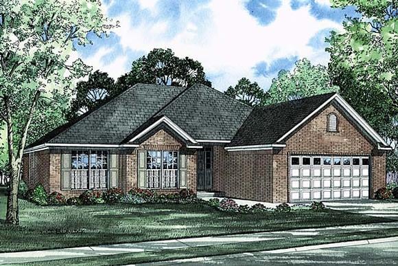 House Plan 62212 Elevation