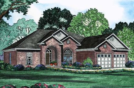 House Plan 62215 Elevation