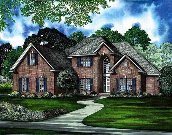 House Plan 62221 Elevation