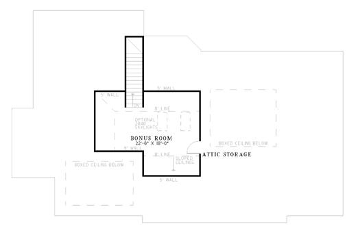 One-Story Level Two of Plan 62227