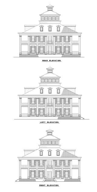  Rear Elevation of Plan 62256