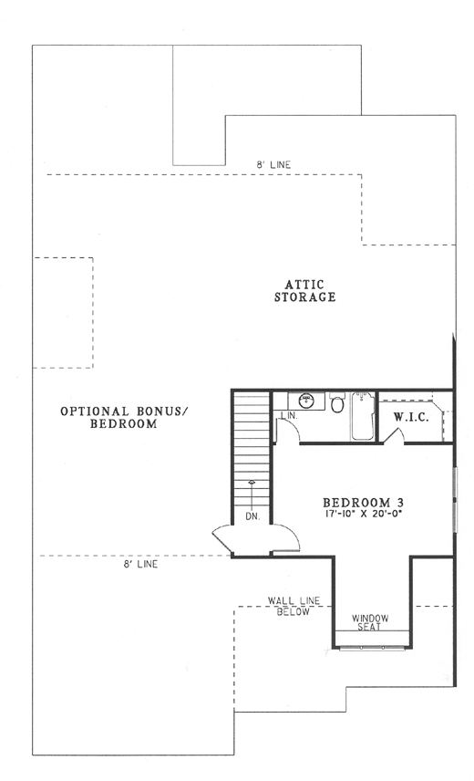 Country Tudor Level Two of Plan 62265