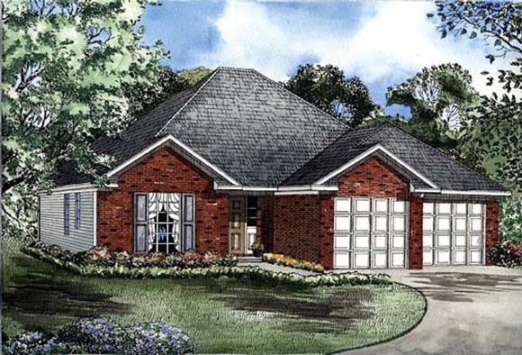 House Plan 62268 Elevation