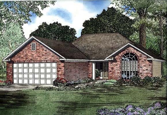 House Plan 62270 Elevation