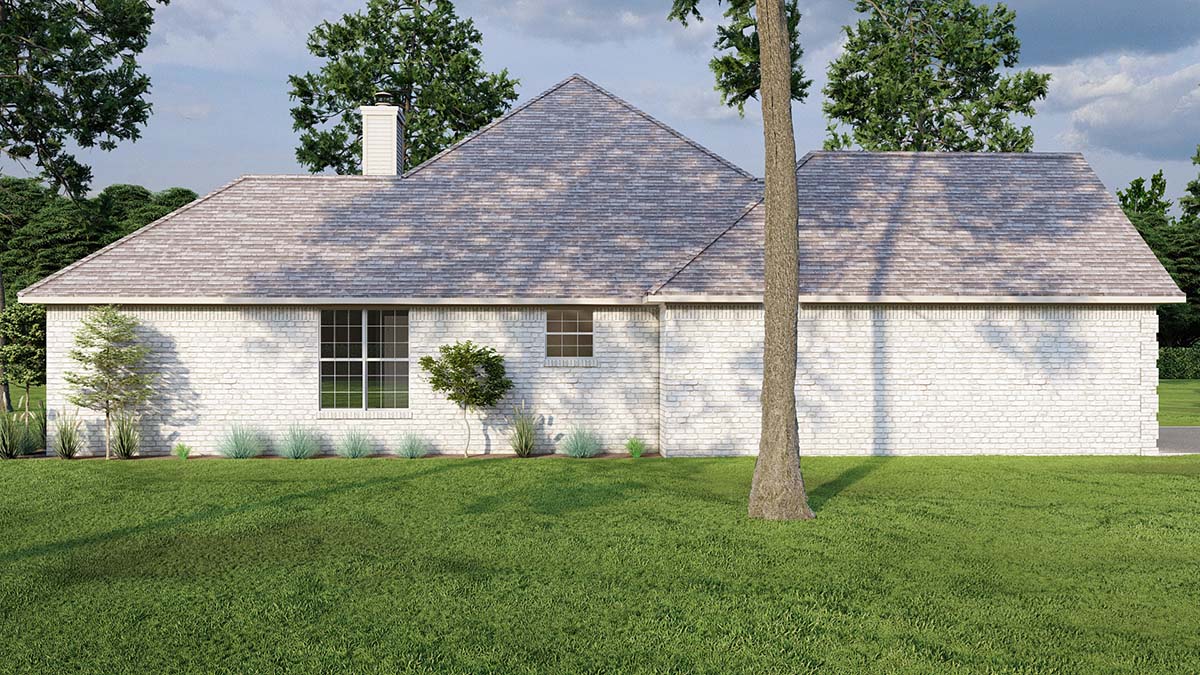 One-Story Plan with 1832 Sq. Ft., 4 Bedrooms, 2 Bathrooms, 2 Car Garage Picture 3