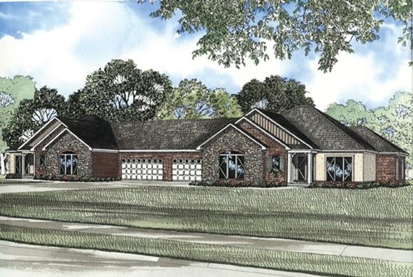 House Plan 62307 Elevation