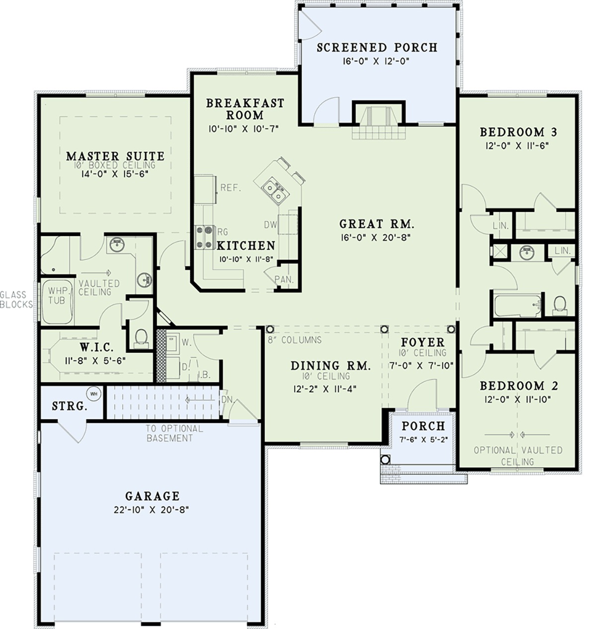 One-Story Level One of Plan 62319
