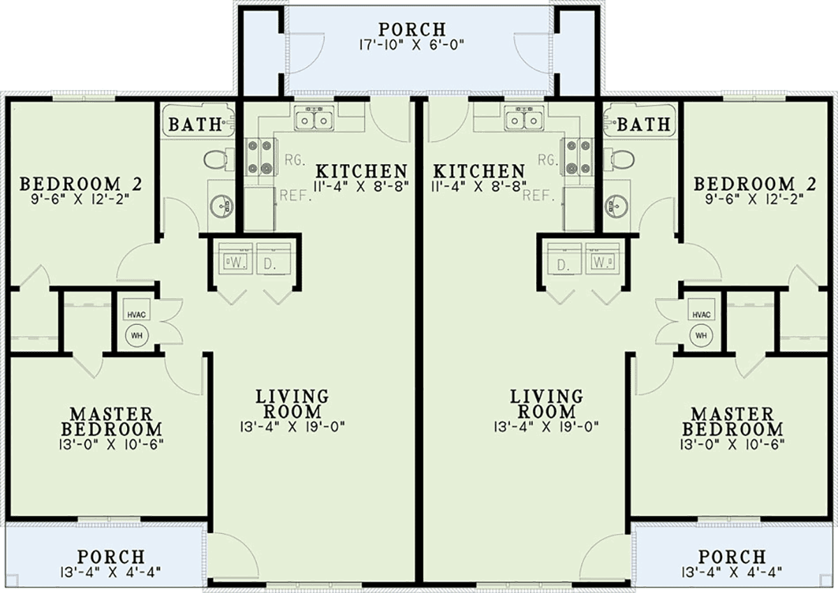 One-Story Level One of Plan 62336