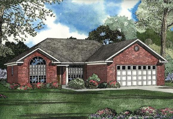 House Plan 62340 Elevation