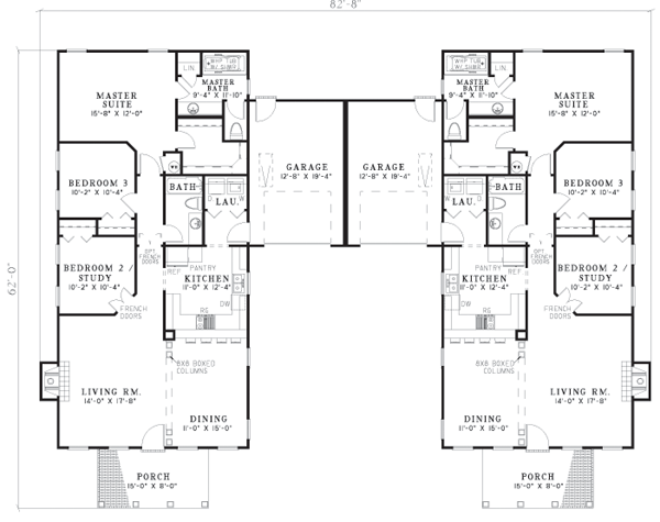 One-Story Level One of Plan 62372