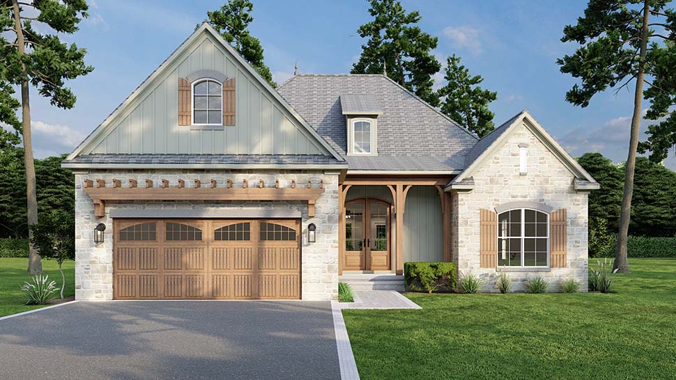 Plan with 1689 Sq. Ft., 3 Bedrooms, 2 Bathrooms, 2 Car Garage Picture 16