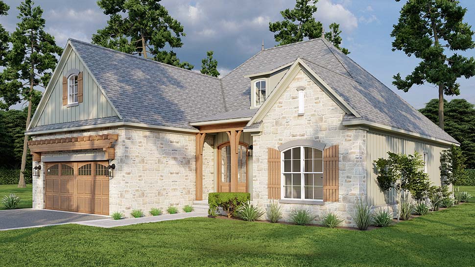 Plan with 1689 Sq. Ft., 3 Bedrooms, 2 Bathrooms, 2 Car Garage Picture 17