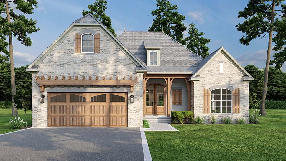 Plan with 1689 Sq. Ft., 3 Bedrooms, 2 Bathrooms, 2 Car Garage Picture 19