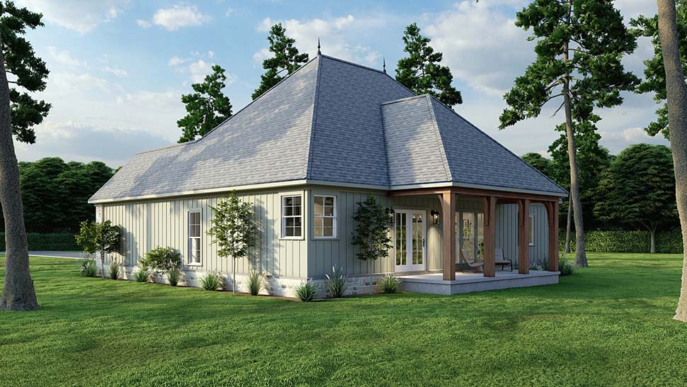 Plan with 1689 Sq. Ft., 3 Bedrooms, 2 Bathrooms, 2 Car Garage Picture 7
