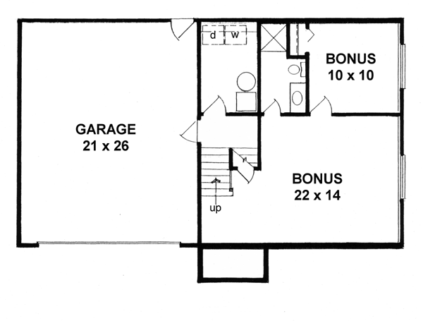 European Lower Level of Plan 62534