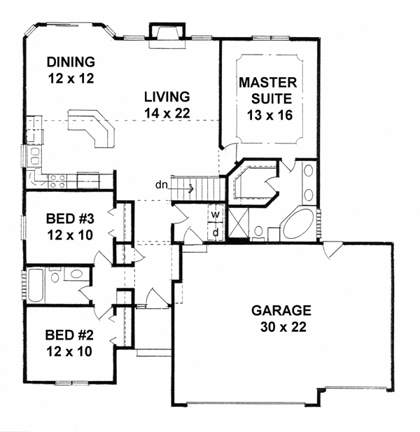 Tudor Level One of Plan 62571