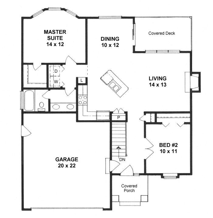 Traditional Level One of Plan 62628