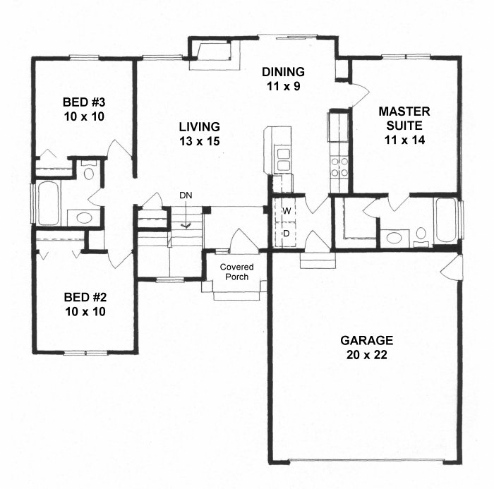 Traditional Level One of Plan 62630