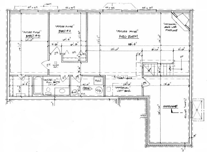 House Plan 62638 Lower Level