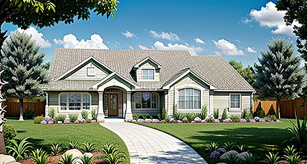 House Plan 62641 Elevation