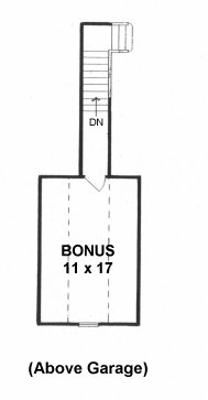 House Plan 62642 Second Level Plan