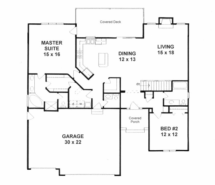 House Plan 62644 at
