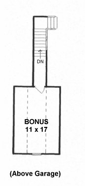 House Plan 62650 Second Level Plan