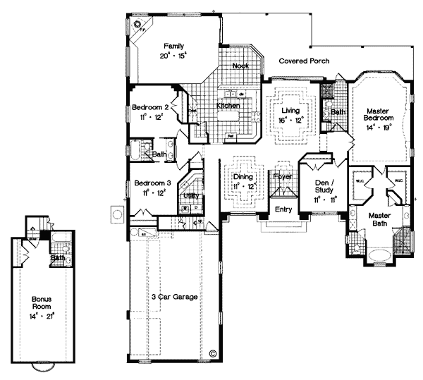 Mediterranean Level One of Plan 63015