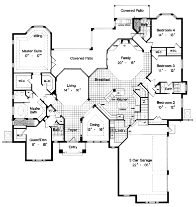 House Plan 63025 - Victorian Style with 4113 Sq Ft, 5 Bed, 5 Bath