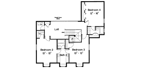 Cape Cod Colonial Country Level Two of Plan 63071