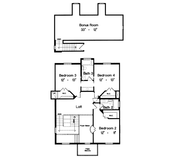 Colonial Mediterranean Southern Level Two of Plan 63073