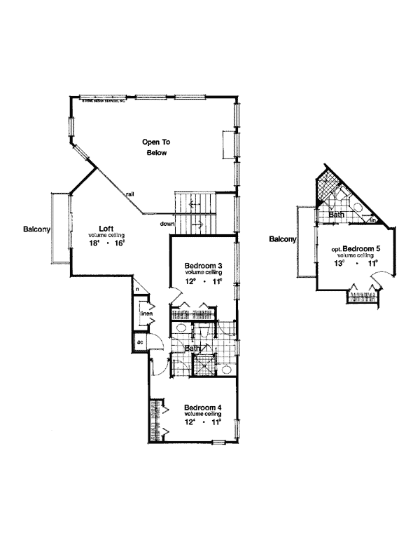 Florida Mediterranean One-Story Level Two of Plan 63109