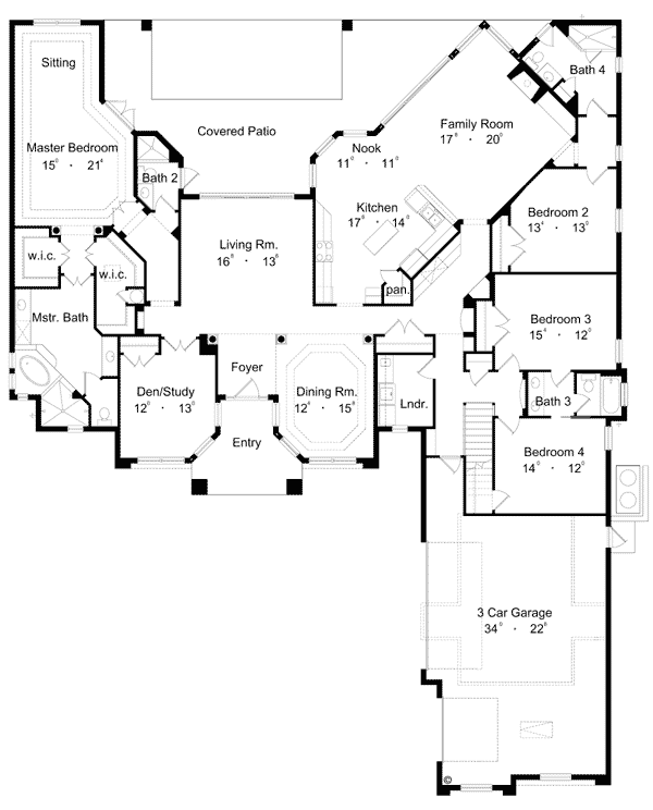 Florida Mediterranean Level One of Plan 63151