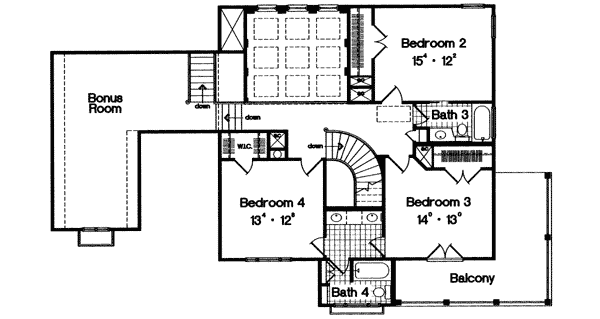 Mediterranean Southern Level Two of Plan 63163