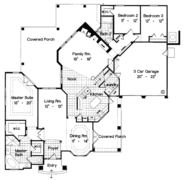 Mediterranean Level One of Plan 63174