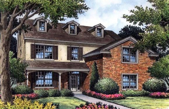 House Plan 63197 Elevation