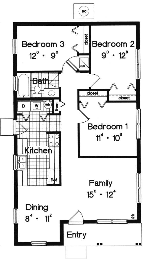 Country Traditional Level One of Plan 63205