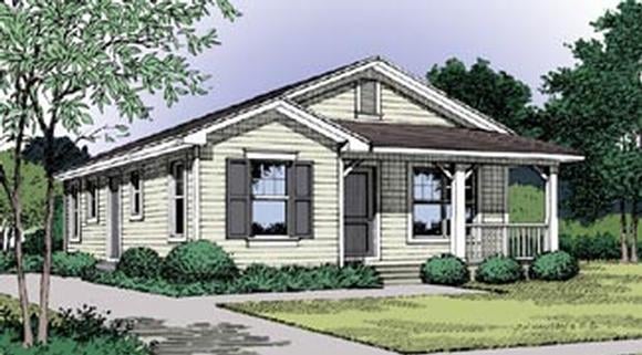 House Plan 63205 Elevation